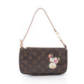 Louis Vuitton Handbag Pochette Accessoires Leather LV x Takashi Murakami