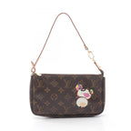 Louis Vuitton Handbag Pochette Accessoires Leather LV x Takashi Murakami