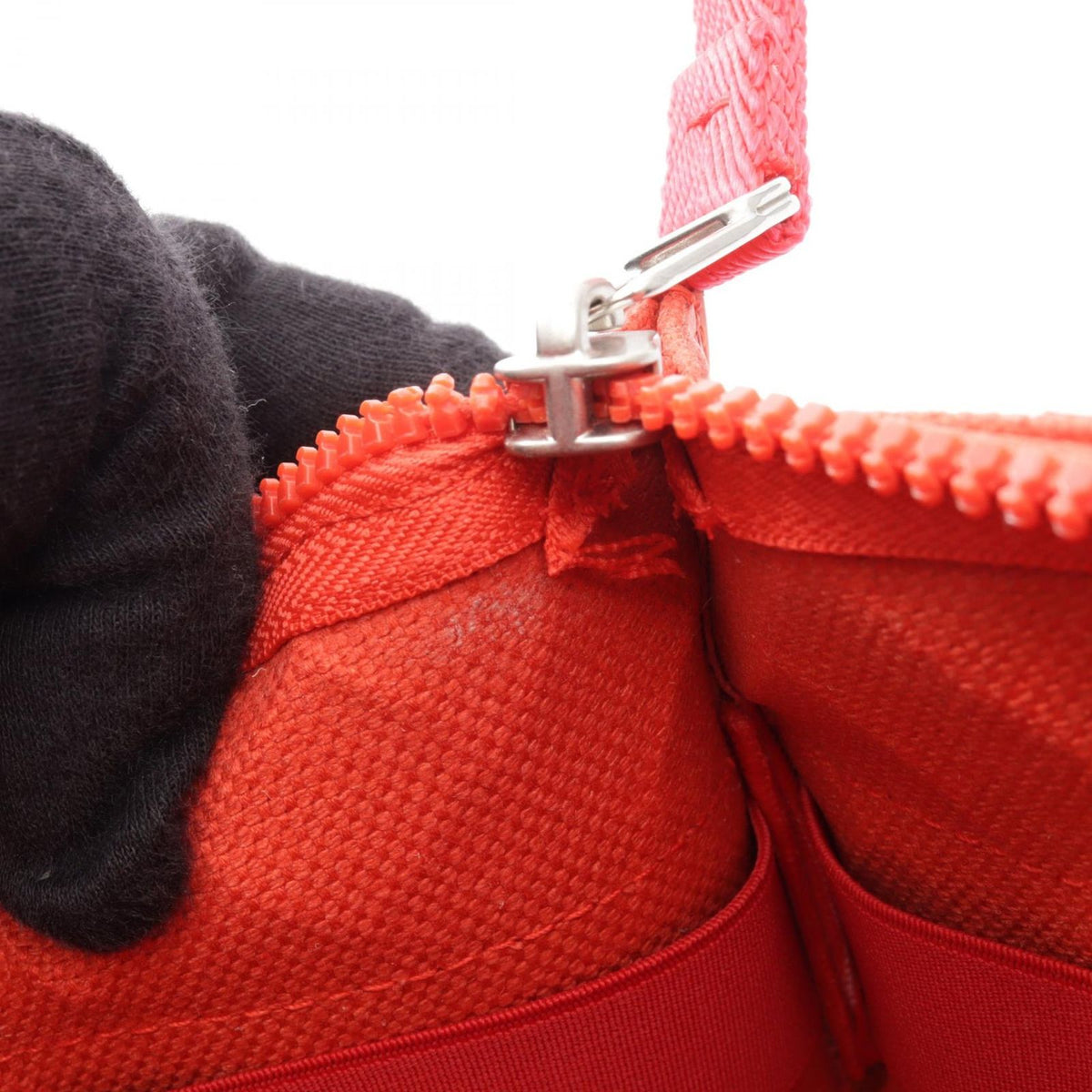 Bottega Veneta Clutch Document Case Red Rubber — view 7