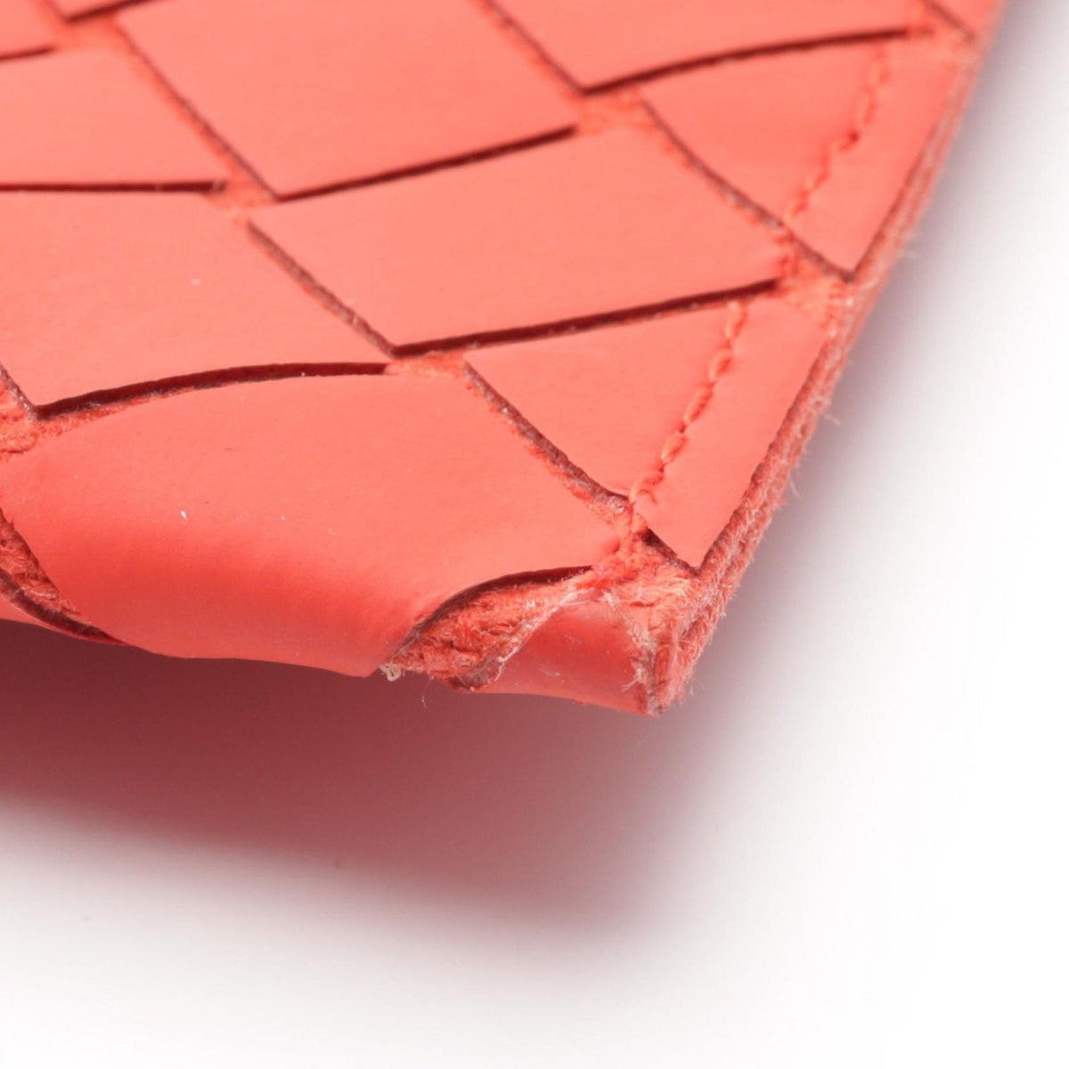 Bottega Veneta Clutch Document Case Red Rubber — view 6