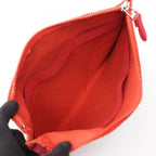 Bottega Veneta Clutch Document Case Red Rubber — view 3