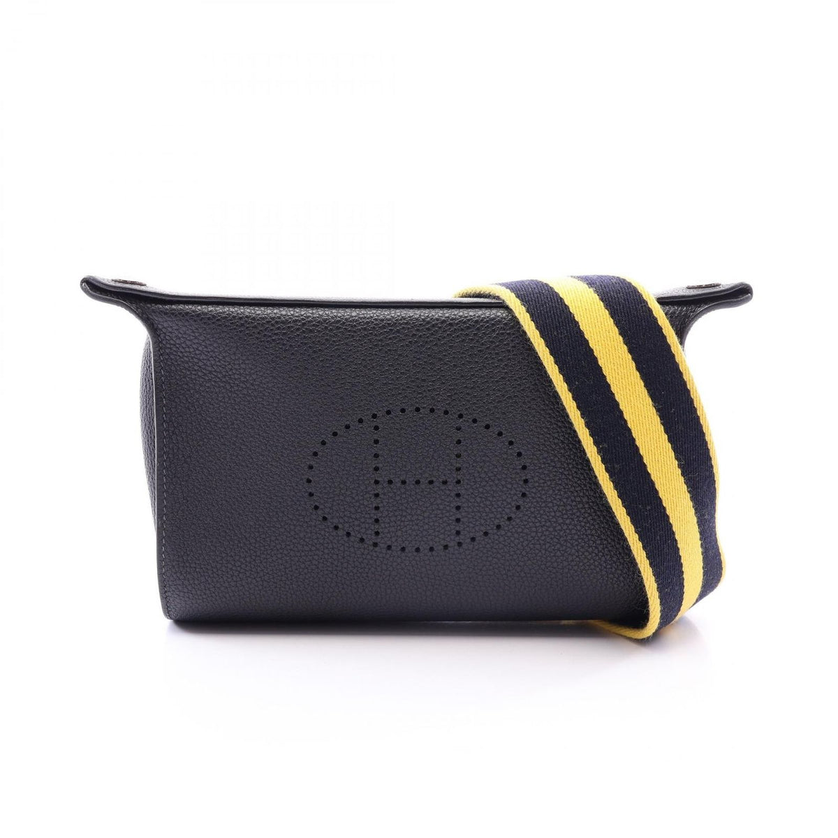 Hermes Shoulder Bag Vide Poche Canvas Jaune Naple Leather