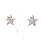 Chanel Earrings Star CC Logo — view 2