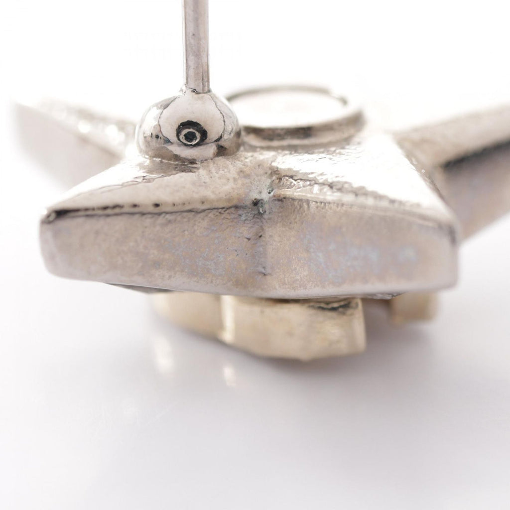 Chanel Earrings Star CC Logo — view 6