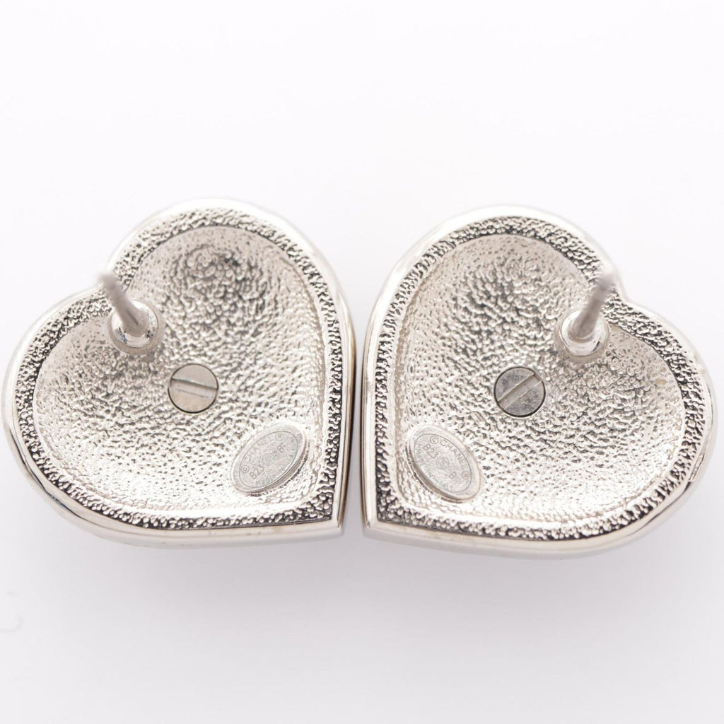 Chanel Earrings Heart CC Logo — view 5