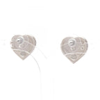 Chanel Earrings Heart CC Logo — view 2