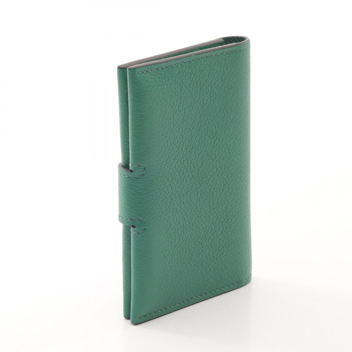 Hermes Card Case M S Vert Vertigo Jaune Naple — view 2