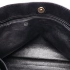 Chanel Tote Bag Quilted Black Brown Caviar Leather Chain — view 6