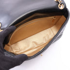 Chanel Shoulder Bag Quilted Flap Black Lambskin Chain — view 3