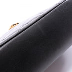 Chanel Shoulder Bag Quilted Flap Black Lambskin Chain — view 7