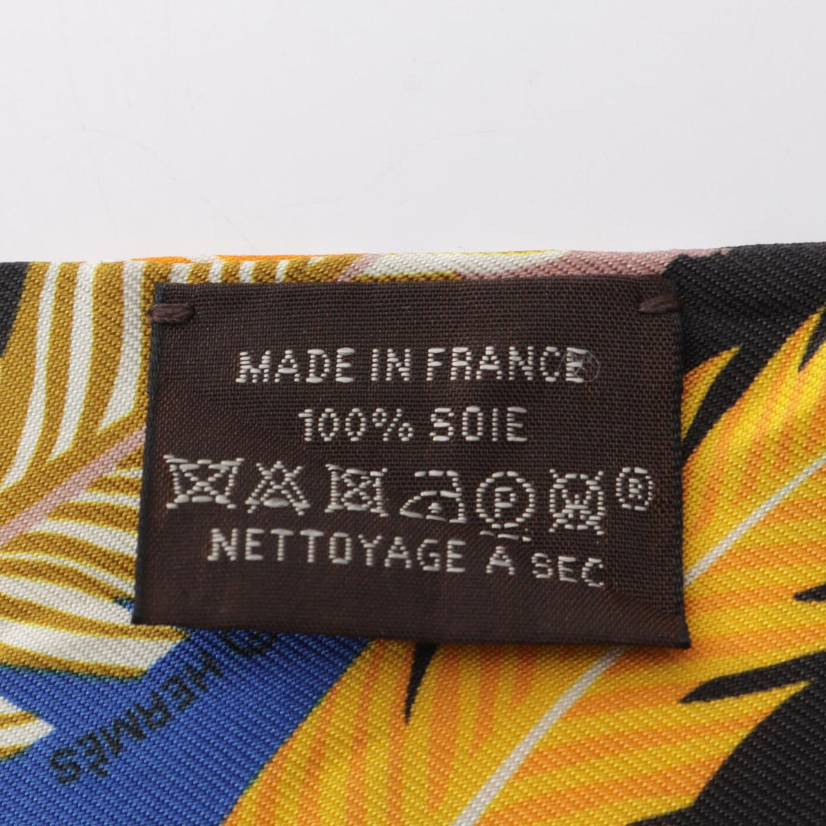 Hermes Scarf Twilly Jaguar Quetzal Ribbon Silk — view 5