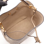 Louis Vuitton Shoulder Bag Neo Noe MM Bicolor Monogram Empreinte Tourterelle — view 3