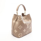 Louis Vuitton Shoulder Bag Neo Noe MM Bicolor Monogram Empreinte Tourterelle — view 2