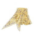 Louis Vuitton Scarf Flower Yellow Pattern Silk Long
