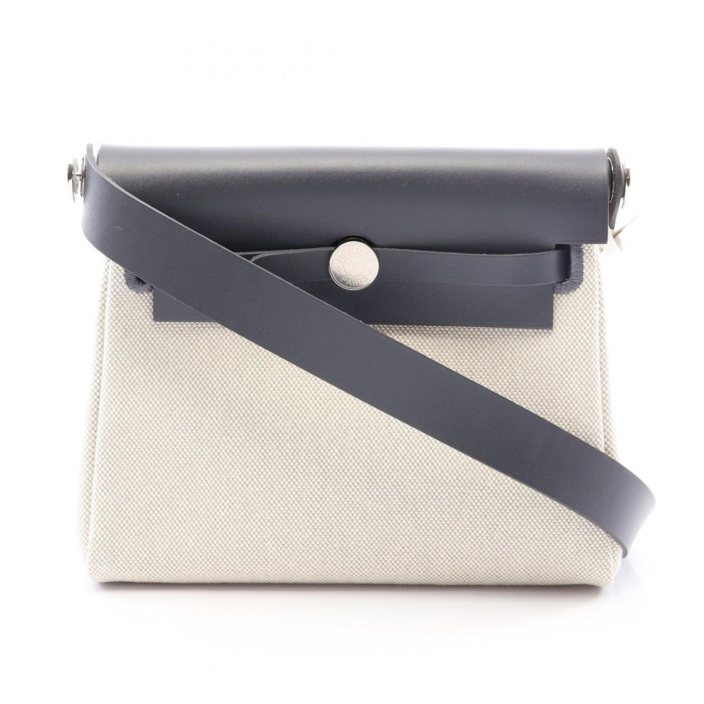 Hermes Shoulder Bag Herbag Zip Mini Ecru Ardoise