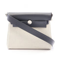 Hermes Shoulder Bag Herbag Zip Mini Ecru Ardoise