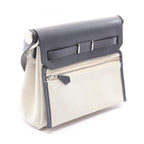 Hermes Shoulder Bag Herbag Zip Mini Ecru Ardoise — view 2