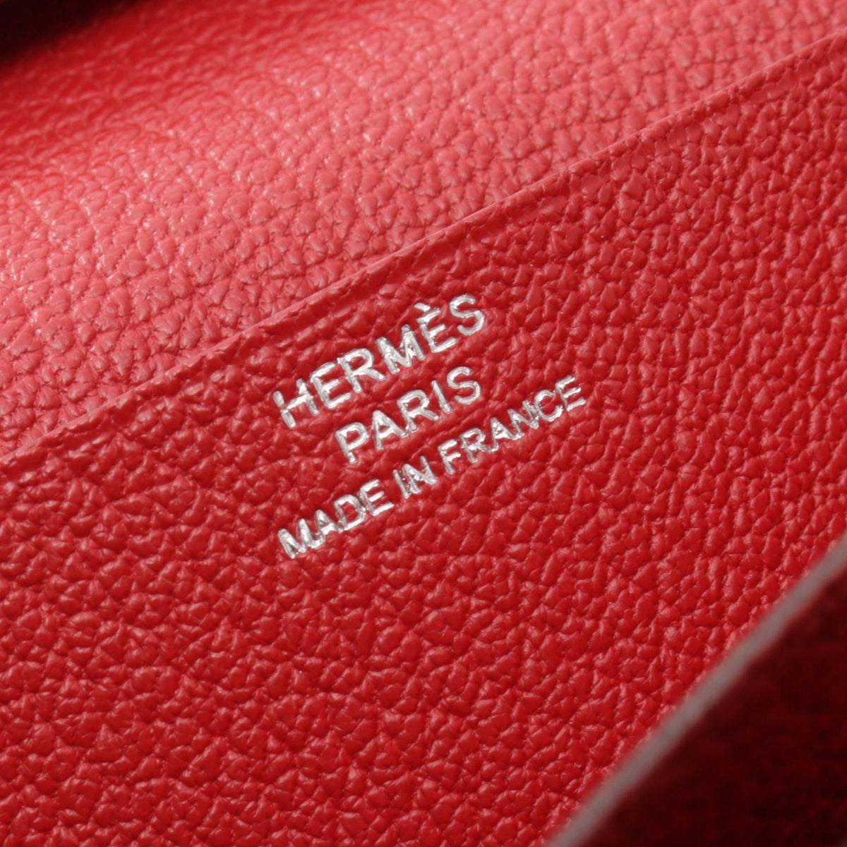 Hermes Bifold Wallet Bearn Soufflet Rouge Casaque — view 4