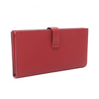 Hermes Bifold Wallet Bearn Soufflet Rouge Casaque — view 2