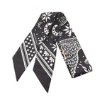 Hermes Scarf Twilly les Leopards Bandana Silk