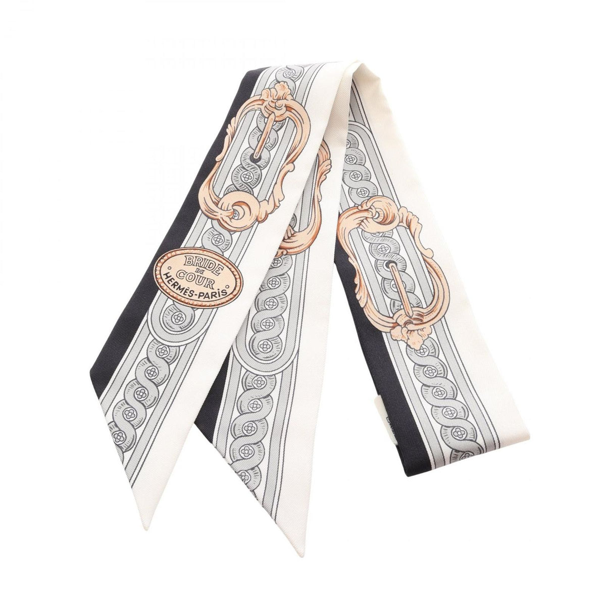 Hermes Scarf Twilly Bride de Cour Silk