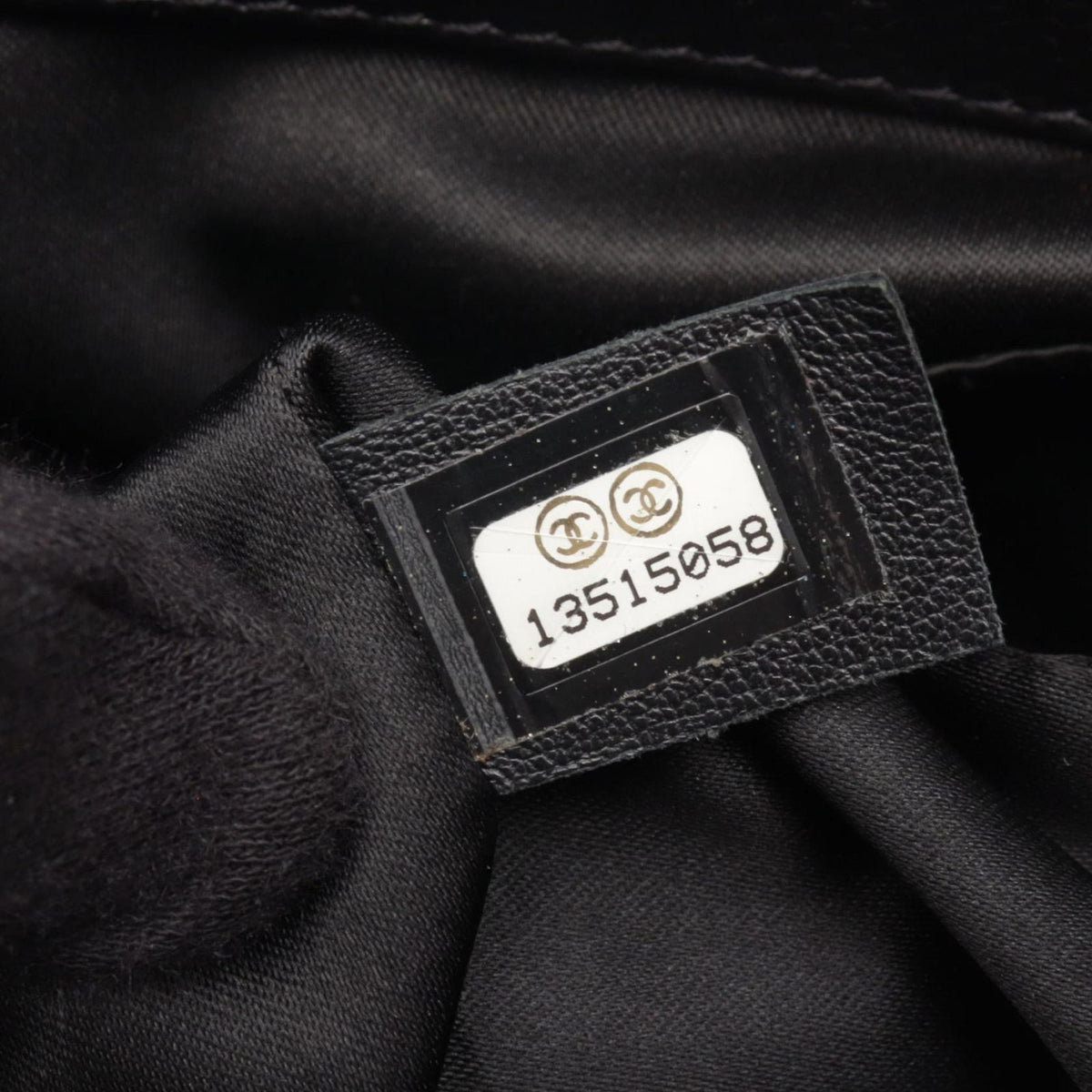 Chanel Tote Bag Quilted Grand Shopping Black Caviar Leather GST Chain — view 5