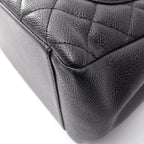 Chanel Tote Bag Quilted Grand Shopping Black Caviar Leather GST Chain — view 7