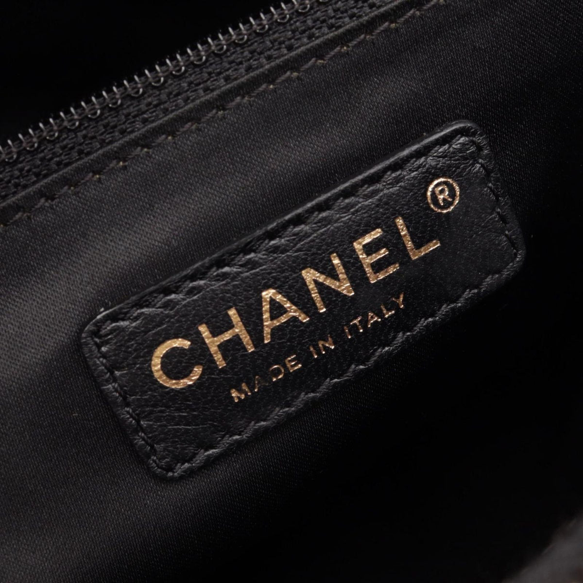 Chanel Tote Bag Quilted Grand Shopping Black Caviar Leather GST Chain — view 4