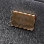 Chanel Shoulder Bag Quilted Flap 2-Way Gray Lambskin Chain — view 5