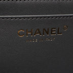 Chanel Shoulder Bag Quilted Flap 2-Way Gray Lambskin Chain — view 4
