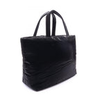 Saint Laurent Paris Tote Bag Wide Puffer Black Nylon — view 2