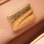 Chanel Shoulder Bag Quilted 2-Way Camel Lambskin Chain Around Flap — view 5