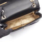 Chanel Shoulder Bag Quilted Clip Coco Black Lambskin Mini Chain — view 3