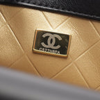 Chanel Shoulder Bag Quilted Clip Coco Black Lambskin Mini Chain — view 5