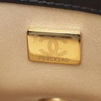 Chanel Shoulder Bag Quilted Mini Flap 2-Way Black Lambskin Small Chain — view 5