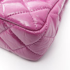 Chanel Shoulder Bag Quilted Small Hobo Purple Leather Chain — view 8