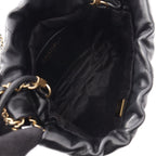 Chanel Shoulder Bag Chanel 22 Mini Black Leather Chanel 22 Quilted Chain — view 3