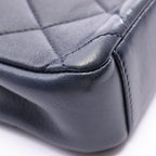 Chanel Shoulder Bag Quilted 2-Way Navy Lambskin Small Flap Chain — view 6