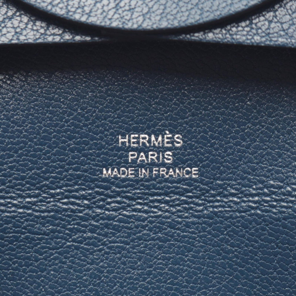Hermes Coin Purse Bastia Deep Blue — view 4