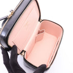 Chanel Shoulder Bag Quilted Vanity 2-Way Black Chain — view 3