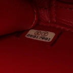 Chanel Shoulder Bag CC Filigree Vanity 2-Way Red Caviar Leather CC Quilted Chain — view 5
