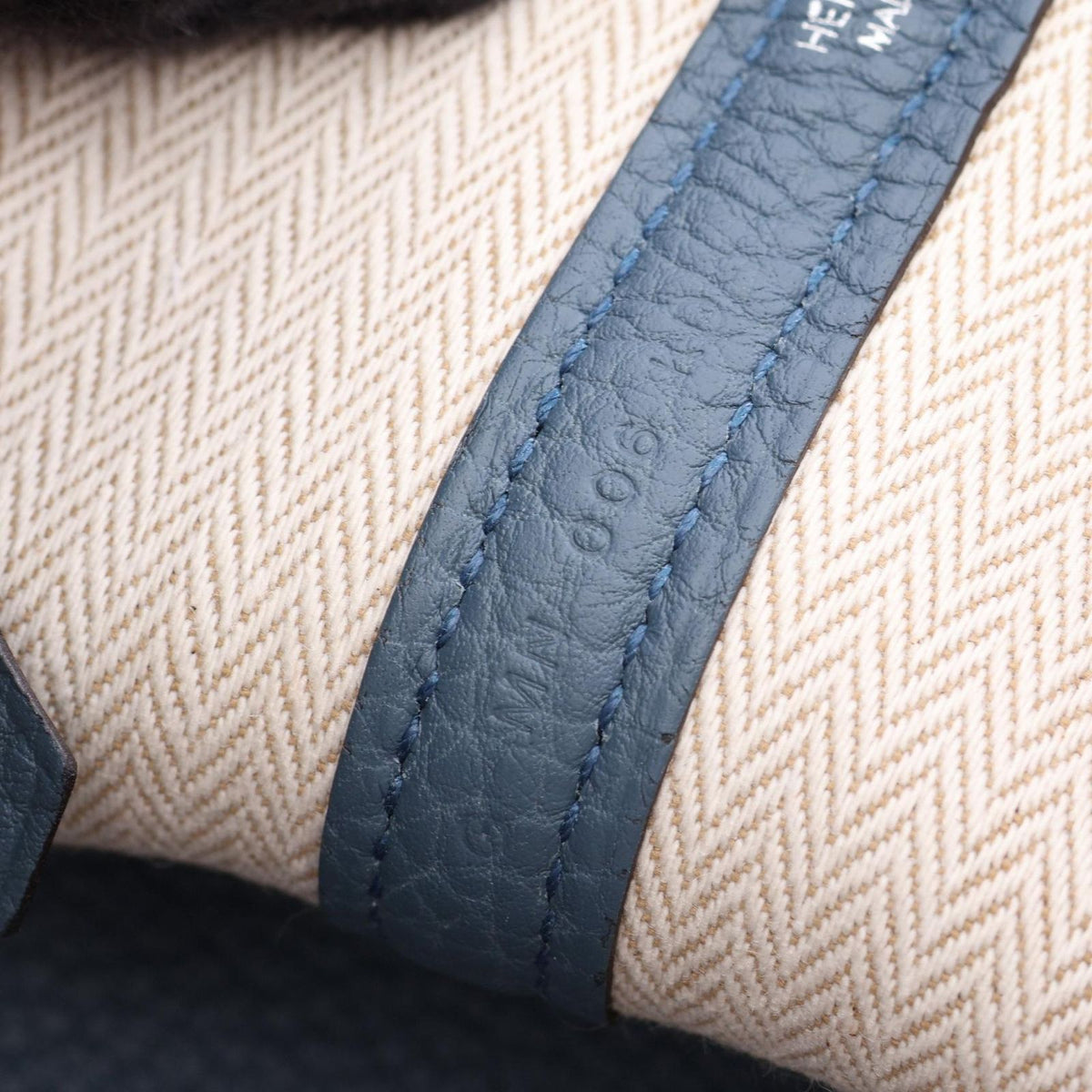 Hermes Handbag Neo Blue Tompet Leather — view 5