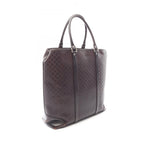 Gucci Tote Bag Diamante Dark Brown Leather — view 2