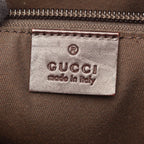 Gucci Tote Bag Diamante Dark Brown Leather — view 4