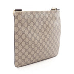 Gucci Shoulder Bag GG Supreme Beige Brown Leather — view 2