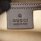 Gucci Shoulder Bag GG Supreme Beige Brown Leather — view 4
