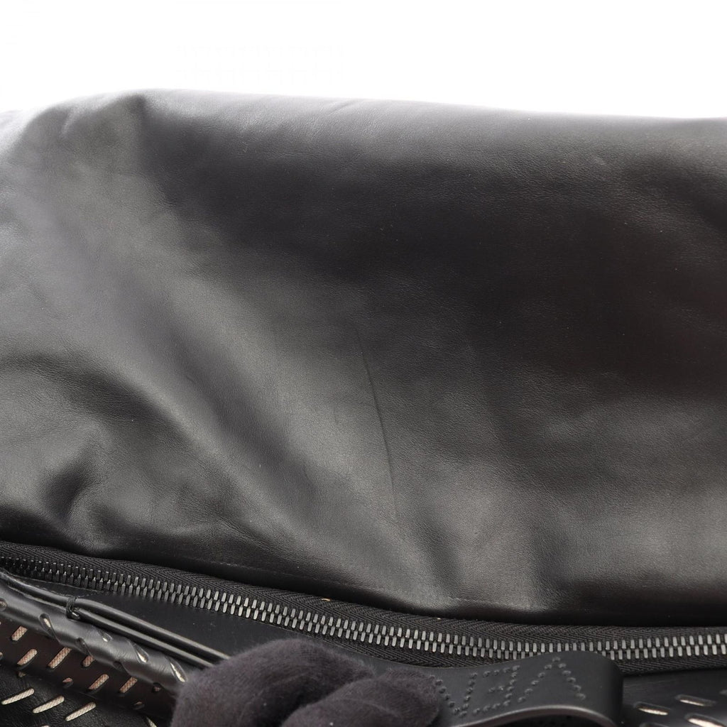 Bottega Veneta Shoulder Bag Perforated Black White Leather — view 6