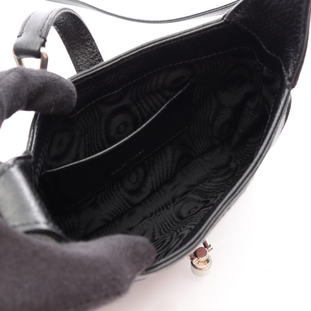 Gucci Shoulder Bag the Hacker Project Jackie 2-Way Black Canvas Leather — view 3
