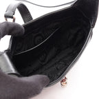 Gucci Shoulder Bag the Hacker Project Jackie 2-Way Black Canvas Leather — view 3