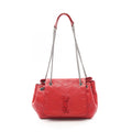 Saint Laurent Paris Shoulder Bag Monogram Nolita Red Leather Chain